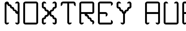Noxtrey Auf TFB font preview